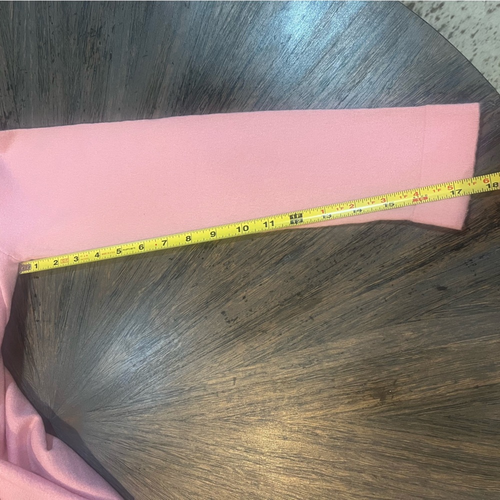 Gianni Bini Soft Pink Knit Top | 100% Wool | Large - Picture 9 of 11